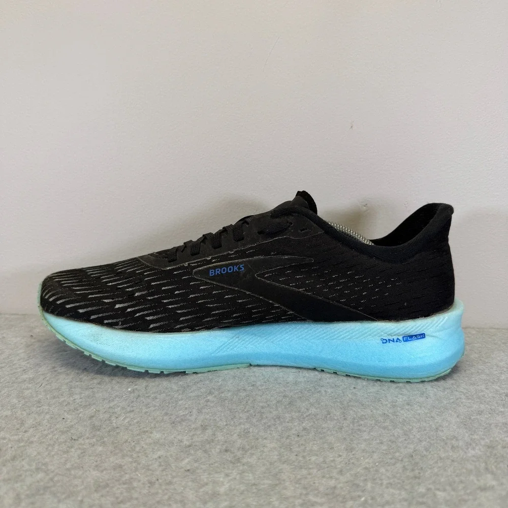 Brooks Hyperion Tempo Womens Shoe Size 11 Black Blue Running Sneaker 1203281B082